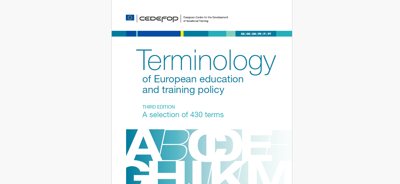 Third Edition Of European Education And Training Policy Terminology ...