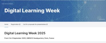 UNSECO digital learning week event banner