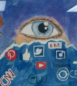 media eye social media platforms and a observing eye