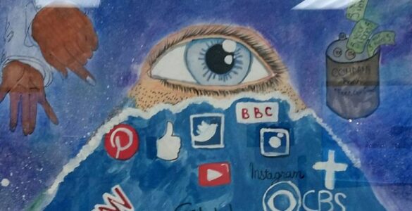 media eye social media platforms and a observing eye