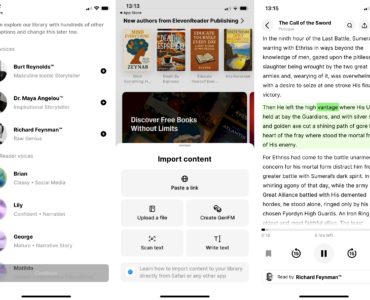 ElevenReader: AI‑driven text‑to‑speech