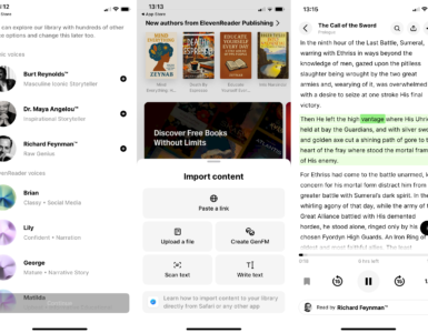 ElevenReader: AI‑driven text‑to‑speech