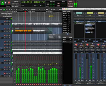 Ardour, a digital audio workstation (courtesy: Ardour)