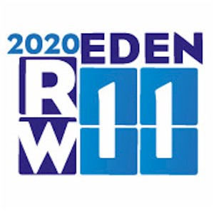 Logo for EDEN 2020 Research Workshop, with the text '2020 EDEN RW' and '11' in blue squares.