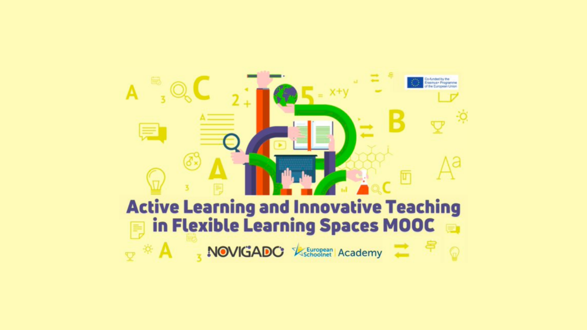 Banner for the Active Learning and Innovative Teaching in Flexible Learning Spaces MOOC