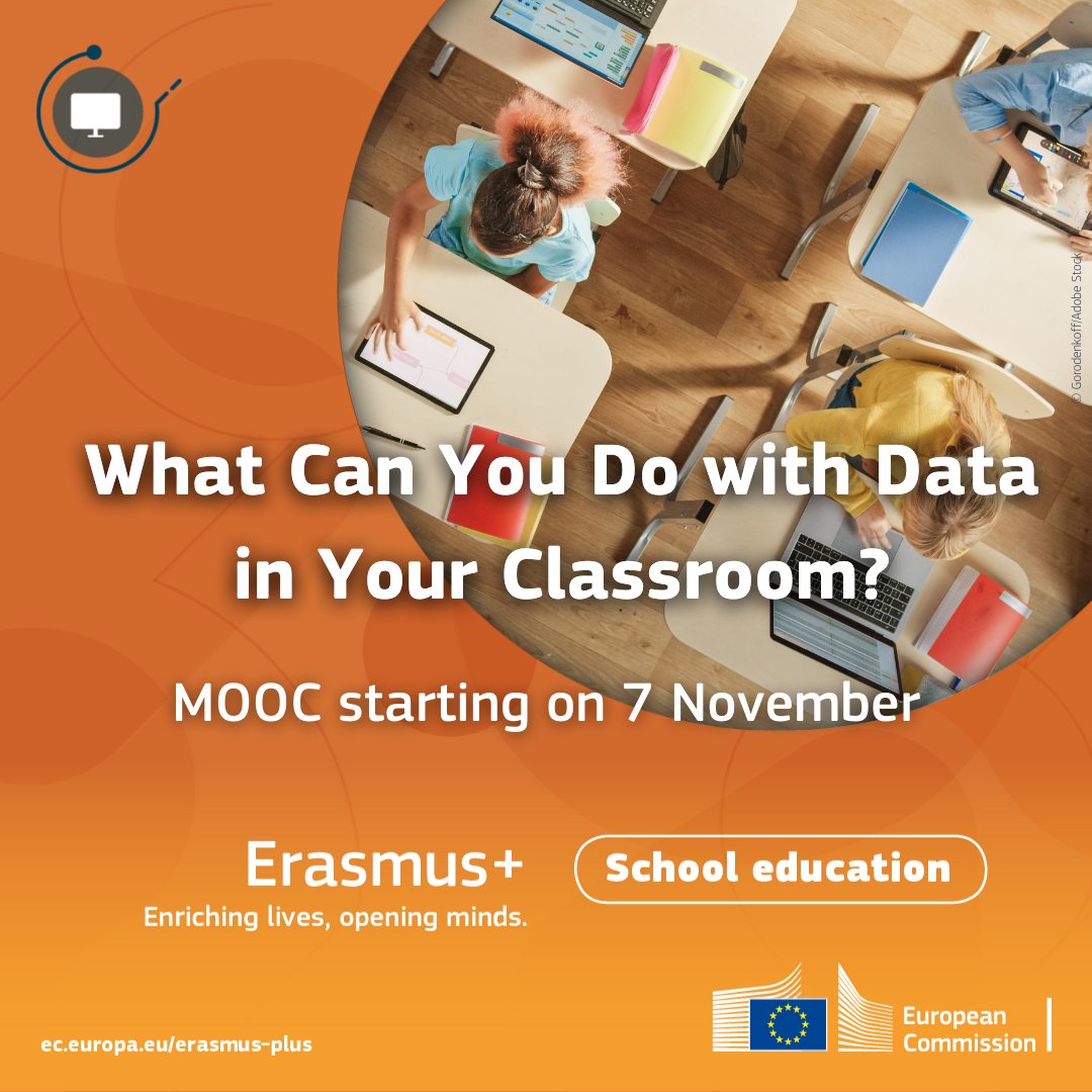 What Can You Do with Data in Your Classroom? MOOC starting on 7 November. Erasmus+ School education.