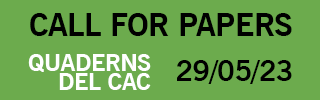 Call for Papers: Quaderns del CAC, 29/05/23