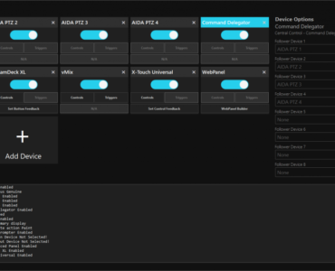 Controlling complex show rundowns on a device of your choice with Central Control