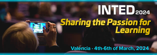 INTED 2024 banner: Sharing the Passion for Learning, Valencia - 4th-6th of March, 2024